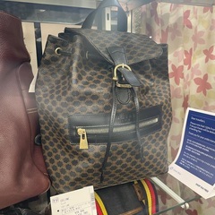 セリーヌ リュック マガダム柄 MC98/1 ブラウン