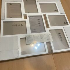 IKEA VAXBO コラージュフレーム　写真8枚用　ホワイト