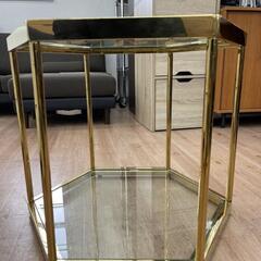 2点入荷❗ KARE コーヒーテーブル コームゴールド45cm 定価35,200円