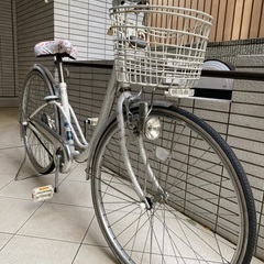 【ネット決済】ブリヂストン　ガールズ用自転車　白