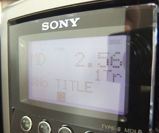② SONY 2006年製 コンポ HCD-M3 CD MD カセット AM/FMラジオ ② SONY 2006年製 コンポ HCD-M3 CD MD カセット AM/FMラジオ