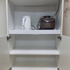 IKEA 食器棚 ホワイト 