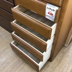 KK-39【ご来店頂ける方限定】ハイチェスト ブラウン
