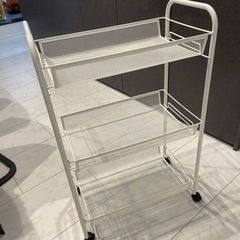 【ネット決済】IKEA 3段ワゴン　ホワイト(ネット決済しません)