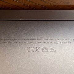 【新同美品】MacBook Air M1 512GB/8GB