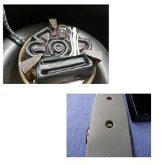 茶道用 風炉型 電熱器 野々田式 F416 炭型ヒーター 電熱式台座付き 風炉釜 茶道具 茶器  電熱器　西岡店