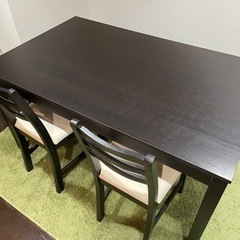 【ネット決済】IKEA イケア ダイニングテーブル イス セット