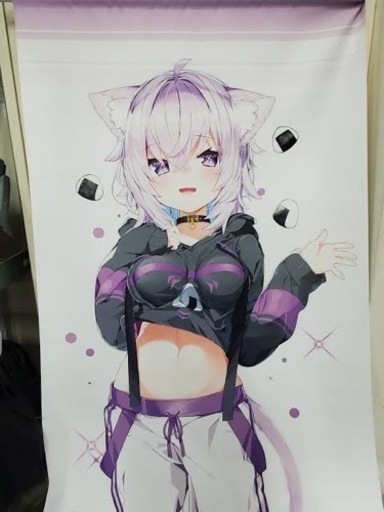 ホロライブ　おかゆ　ビッグタペストリー