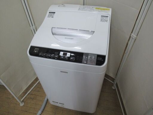 JKN3307/1ヶ月保証/洗濯乾燥機/5.5キロ/5.5kg/穴無し洗濯槽/シャープ/SHARP/ES-TX5SC/良品/中古品/