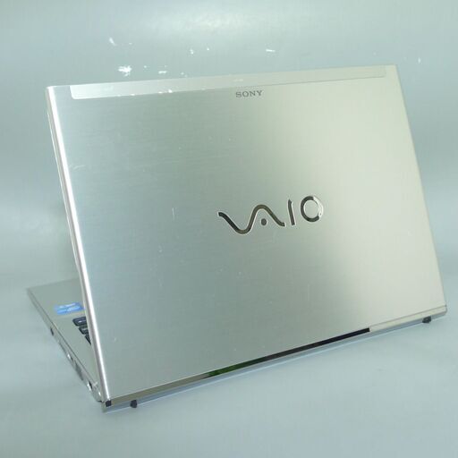 中古美品 シルバー 銀色 ノートパソコン 11.6型 SONY ソニー SVT1113AJ 
