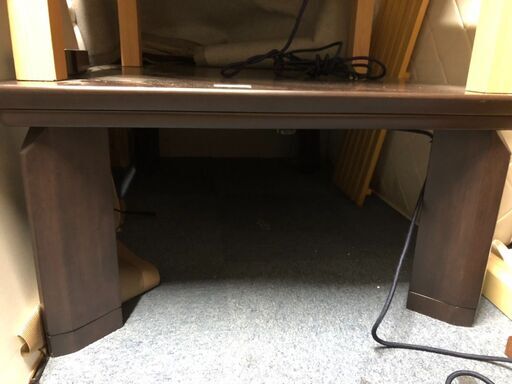 こたつ こたつテーブル 長方形 120x80cm 500W おしゃれ 一人用 山善 
