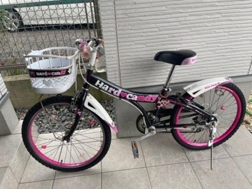 22インチ 身長120～135cm 子供用自転車 バレンタイン2（ホワイト