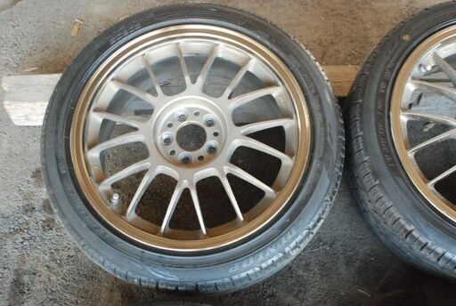 レイズRAYS鍛造アルミ ボルクレーシングSE37K 17x7.5J タイヤ 215 