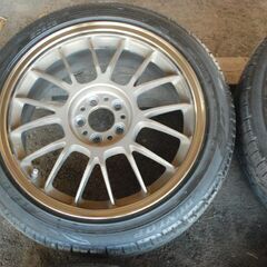 レイズRAYS鍛造アルミ ボルクレーシングSE37K 17x7.5J タイヤ 215 