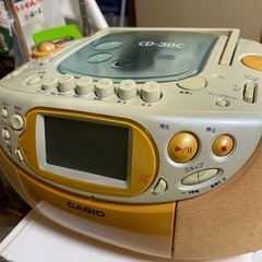 CDラジカセ　CASIO CD-30C