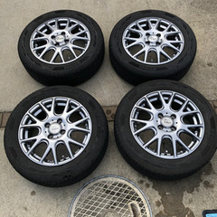 即決歓迎❗️185/60R15スタッドレスセット❗️ 185/60R15 BSスタッドレスセット 15×5.5J 4H100/114.3 マルチ