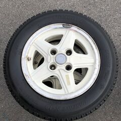 スタッドレスタイヤ ホイール付き　3本　185/65R14　カー用品