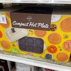 PEANUTSコンパクトホットプレート　BOE070ーECRU 未使用品