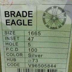 未使用 4本【スバル PCD100 トヨタ】 16インチ プリウス 86 レクサスCT ウィッシュ レガシィ フォレスター インプレッサ エクシーガ