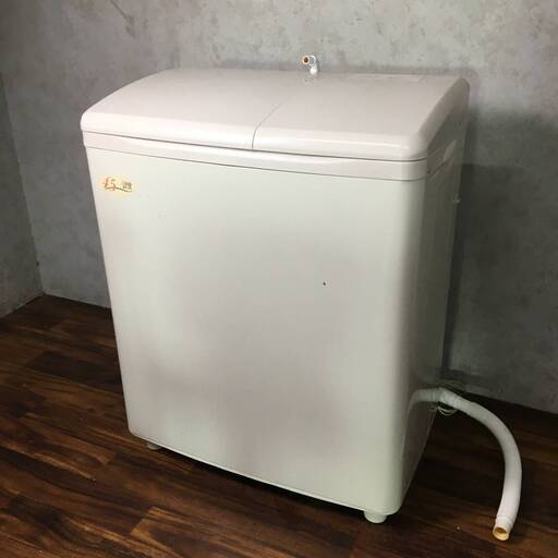 ⭕⭕⭕TH1/92　HITACHI 日立 二槽式洗濯機 PS-H45L 動作品 4.5kg 縦型 2014年製 青空 脱水⭕⭕⭕