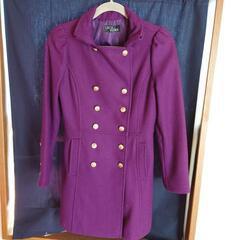 レディース　コート　紫　Mサイズ　