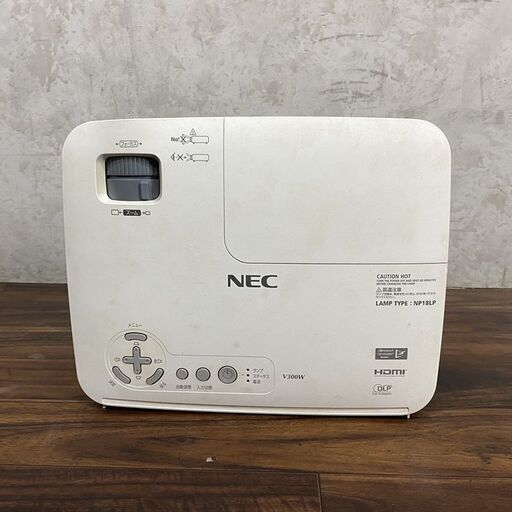 ⭕⭕⭕PN3/17　NEC　NP-V300WJD-N　プロジェクター　動作確認済み　フルHD　モバイル　小型　ランプ残量94％　2013年製⭕⭕⭕
