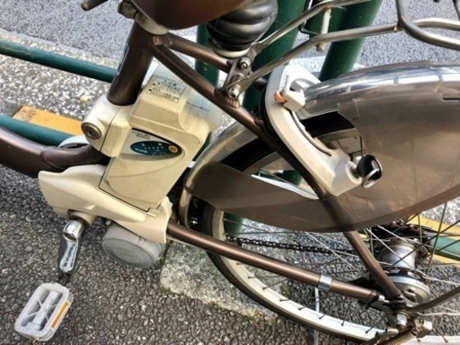 【11/12-16引き取り】パナソニック Panasonic 電動自転車 26 茶色
