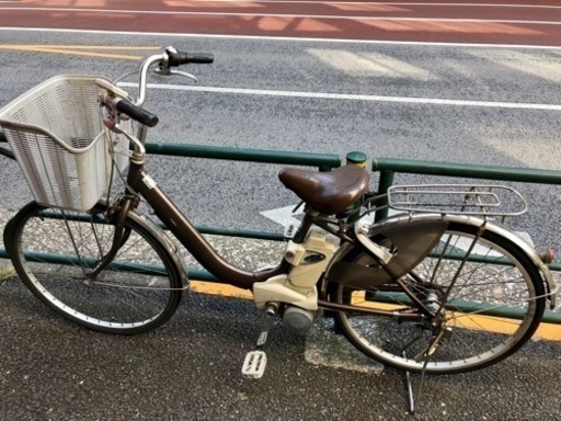 【11/12-16引き取り】パナソニック Panasonic 電動自転車 26 茶色