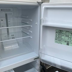 【RKGRE-758】特価！Panasonic/138L 2ドア冷凍冷蔵庫/NR-BW14AC-W/中古品/2017年製/当社より近隣無料配達！