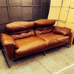 ビンテージレザーソファ ヴィンテージレザーソファ【パディントン】｜アンティーク家具