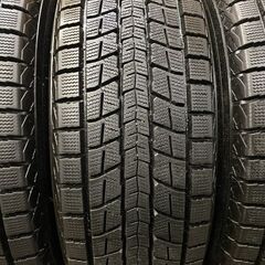 走行短め DUNLOP WINTER MAXX SJ8 225/65R17 17インチ スタッドレス 4本 2018年製 ハリアー CX-5/CX-8 RAV4等　(MTB160)クレジットカード QRコード決済可能