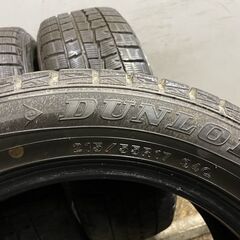 DUNLOP WINTER MAXX WM01 215/55R17 17インチ スタッドレス 4本 ジューク オデッセイ ヴェゼル エスクード等　(MTA214) スクレジットカード QRコード決済可能