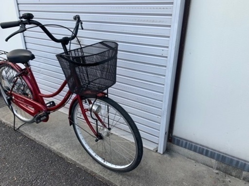 DCM 24インチ自転車 STACKVIEW 前後カゴ付き 3段切替 LEDオート
