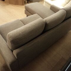 ニトリ 布張りカウチソファ CA2 DR-GY【愛品倶楽部柏店 問い合わせ番号