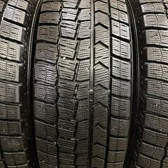 DUNLOP WINTER MAXX WM02 215/65R16 16インチ スタッドレス 4本 2018年製 バリ溝 アルファード ヴェルファイア等　(MTJ146)クレジットカード QRコード決済可能