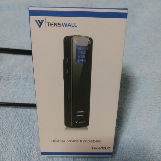 自動音声検知録音･暗証番号ロック機能付き TENSWALL デジタルボイスレコーダー TW-R1702【未使用品】