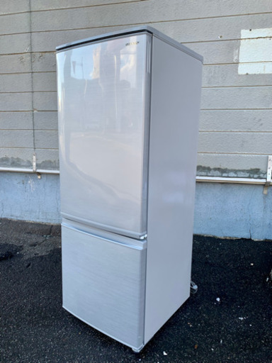 札幌市内配送無料 3ヶ月保証 美品 2019年製 シャープ 2ドア冷凍冷蔵庫 167L SJ-D17E-S 訳有品