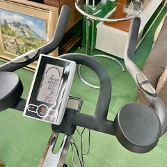 美品【 HAIGE 】ハイガー スピンバイク 渦電流負荷 静音設計 ８段階負荷調整 定価49,800円 HG-EX-5000