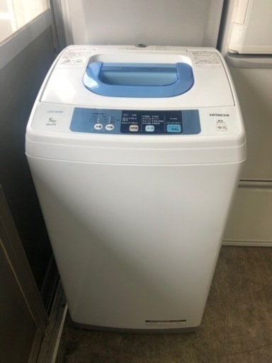 日立自動洗濯機.5.0kg.2015年型、10キロ内配達無料.