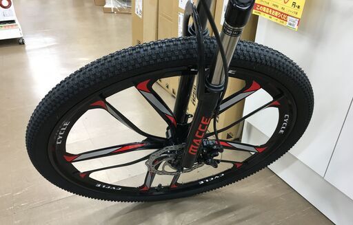 MACCE クロスバイク 折りたたみ式 21変速 黒