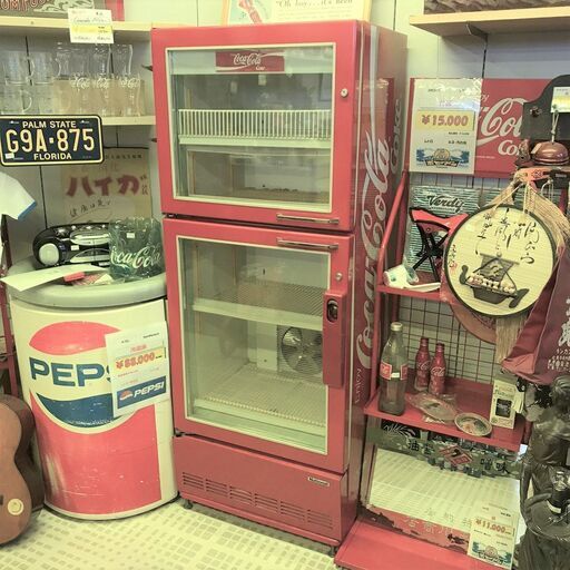 【ジモティ特別価格】Coca-Cola/コカコーラ 冷蔵庫 オープンタイプクーラー NS-300E-T