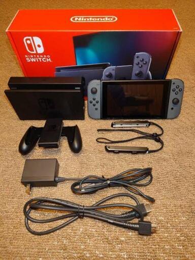 Nintendo Switch グレー中古 モンハンソフトカバーとケース付き