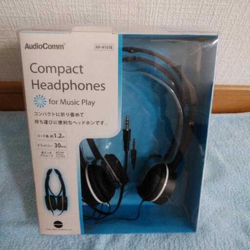 オーディオコム製 ヘッドフォン【未使用】