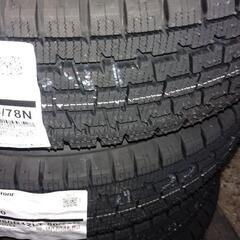 2021年製BSスタッドレス　W300 145/80R12 80/78N 新品スタッドレス中古スチールホイール組　軽トラ軽バス