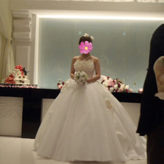 【7〜11号】セミオーダー背中編み上げAラインウェディングドレス