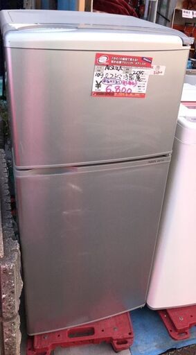 ☆中古 激安！！￥6,800！！＜目玉商品！＞AQUA　アクア　109㍑2ドア冷蔵庫　家電　2015年製　AQR-111D(S)-1型　幅48cmｘ奥行50cmｘ高さ109cm　【BBK096】