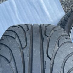 ★タイヤ付１９インチ　１年使用プリウスα　235/35ZR19×8J　オフセット＋40　少々キズあり★