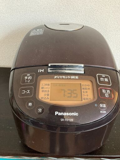 Panasonic SR-FD109 炊飯器 ブラウン [IH /5.5合]