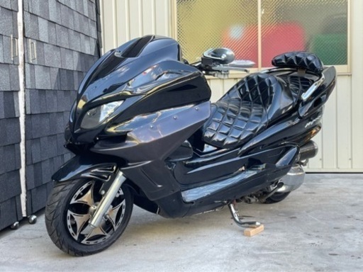 ブラックカラーカスタム‼︎【YAMAHA マジェスティ】爆音スピーカー４発付き‼︎