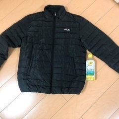 FILA ダウンジャケット　黒　LLサイズ